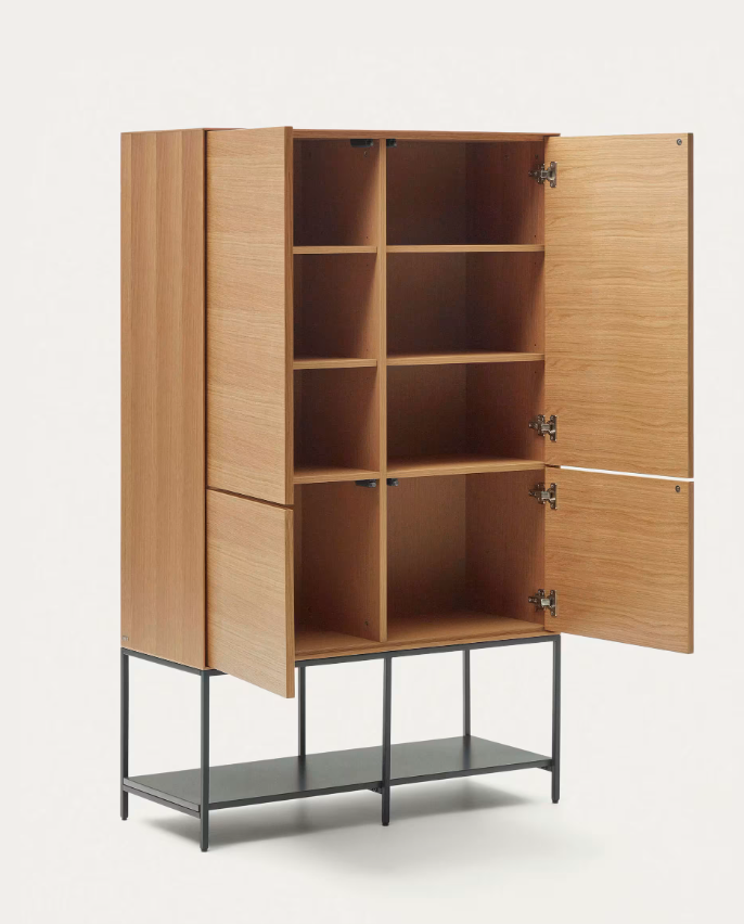 VEDRANA Komoda s 4 vrata i čeličnim nogama