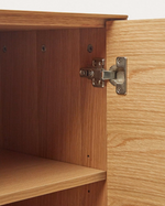 VEDRANA Komoda s 4 vrata i čeličnim nogama