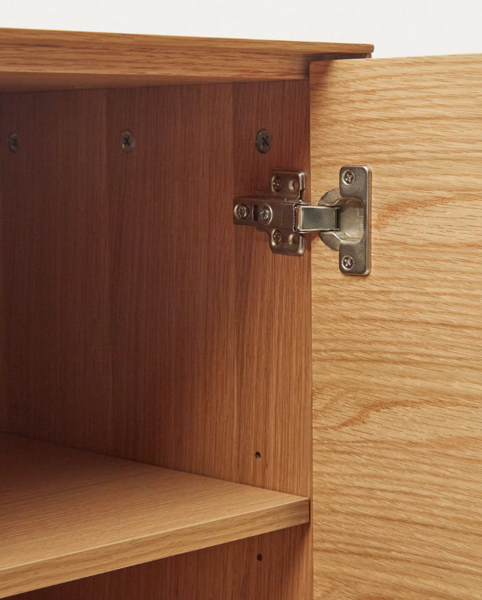 VEDRANA Komoda s 4 vrata i čeličnim nogama