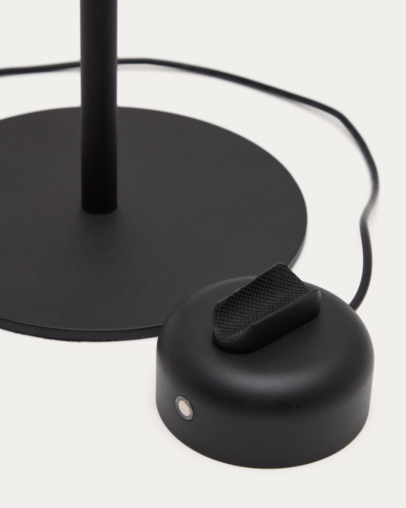 OREY crna metalna stolna svjetiljka s višepozicijskim reflektorom