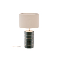 RUE green ceramic table lamp