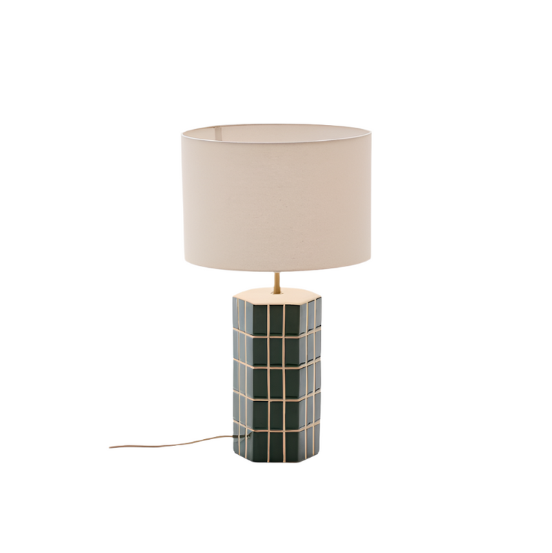 RUE green ceramic table lamp