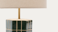 RUE green ceramic table lamp