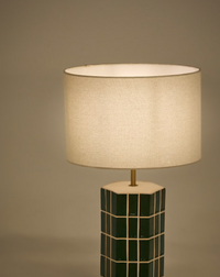 RUE green ceramic table lamp