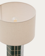 RUE green ceramic table lamp