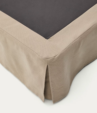 JAIRA Bed base with removable cotton cover / multiple sizes