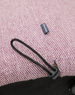 KAELI footrest with removable cover Ø43cm