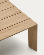 AMBRA Coffee table in solid acacia wood with light finish, 140 cm