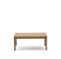 AMBRA Coffee table in solid acacia wood with light finish, 83 cm