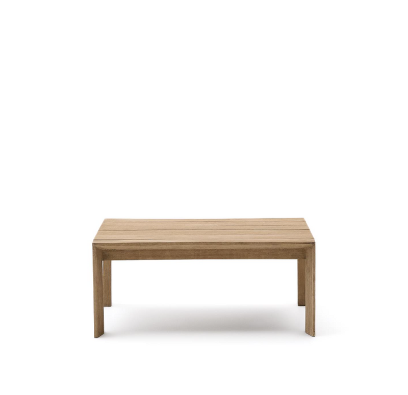 AMBRA Stol za kavu od masivnog drva akacije sa svijetlom završnom obradom, 83 cm