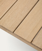 AMBRA Stol za kavu od masivnog drva akacije sa svijetlom završnom obradom, 83 cm