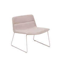 ZAHARA beige armchair and steel in a beige finish, 100% FSC