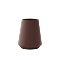 CALUN  maroon cement planter Ø 50cm