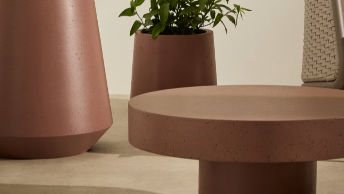 CALUN Kestenjasta sadilica za cement Ø 50cm