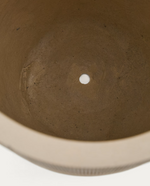 TIVAL Set od 2 bež žardinjere s efektom cementa Ø 45 cm