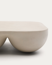 COLBA polystone coffee table 100 x 100cm