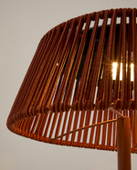 ALDET Vanjska solarna podna svjetiljka od užeta od terakote Ø46 cm