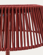 ALDET Vanjska solarna podna svjetiljka od užeta od terakote Ø46 cm