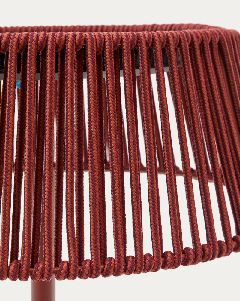 ALDET Vanjska solarna podna svjetiljka od užeta od terakote Ø46 cm