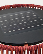 ALDET Vanjska solarna podna svjetiljka od užeta od terakote Ø46 cm