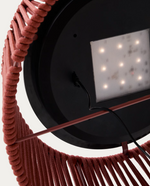 ALDET Vanjska solarna podna svjetiljka od užeta od terakote Ø46 cm