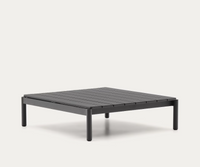 SORELLS coffee table in gray aluminum 89 x 91 cm