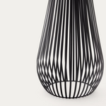 REIBA crna metalna solarna podna svjetiljka