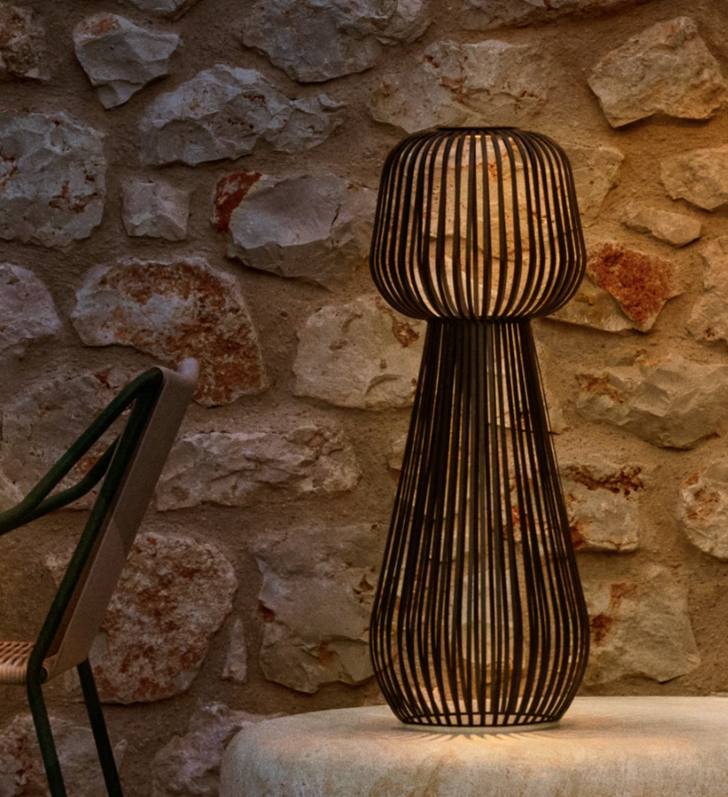 REIBA zelena metalna solarna podna svjetiljka