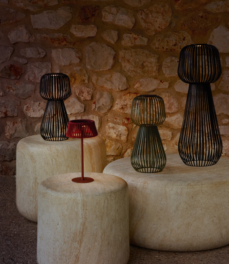 REIBA zelena metalna solarna podna svjetiljka