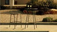 COCO Outdoor barstool in steel