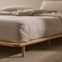 ANIELLE Bed made from solid ash wood for a 180 x 200 cm mattress