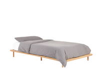 ANIELLE Bed made from solid ash wood for a 90 x 200 cm mattress