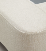 OFELIA s bež navlakom na skidanje i nogama od masivne bukve za madrac 160 x 200 cm