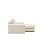 ALEA Ekru šenil trosjed modularni trosjed s presvlakom, 220 cm