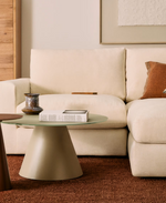 ALEA Ekru šenil trosjed modularni trosjed s presvlakom, 220 cm