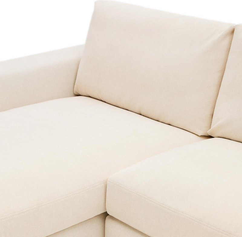 ALEA Ekru šenil modularni kauč za 5 sjedala s presvlakom