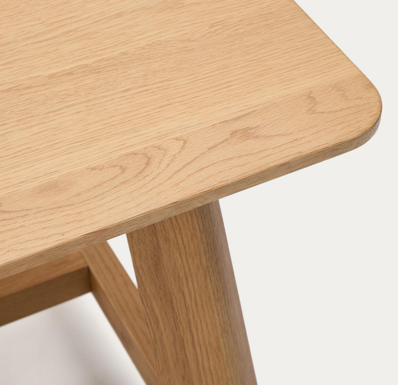 IDUN Stol od furnira i punog hrastovog drveta