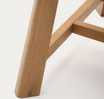 IDUN Stol od furnira i punog hrastovog drveta