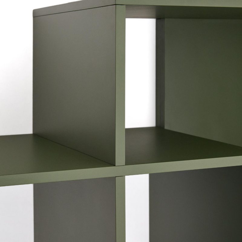 INA modularni regal u zeleno lakiranom MDF-u