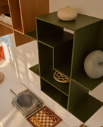 INA modularni regal u zeleno lakiranom MDF-u