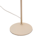 MANIE Metal desk lamp with beige textured finish