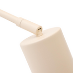 MANIE Metal desk lamp with beige textured finish