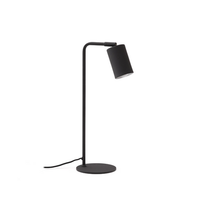 MANIE Metal desk lamp in metal with black cast-iron-effect finish