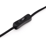 MANIE Metal desk lamp in metal with black cast-iron-effect finish