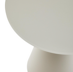 WILSHIRE stolić od kaljenog stakla i metala, Ø 50 cm