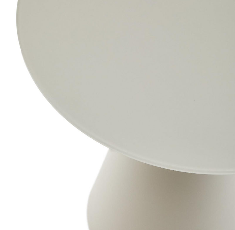 WILSHIRE stolić od kaljenog stakla i metala, Ø 50 cm