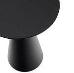 WILSHIRE stolić od kaljenog stakla i metala, Ø 35 cm