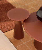 WILSHIRE stolić od kaljenog stakla i metala, Ø 30 cm