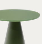 WILSHIRE stolić od kaljenog stakla i metala, Ø 30 cm