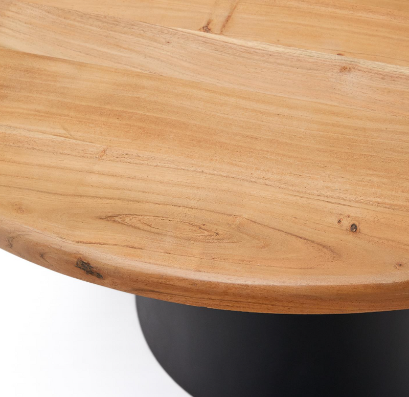 WILSHIRE Okrugli stol od punog drva akacije, Ø 120 cm